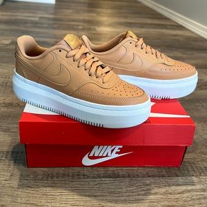 Women’s Nike Court Vision Alta Sneaker - Cognac - Size 7